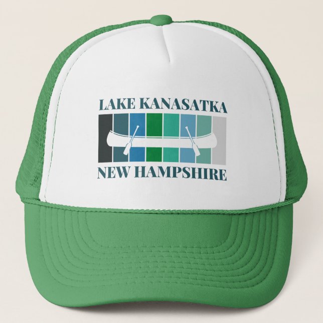 Lake Kanasatka Canoe Hat Truckerkappe (Vorderseite)