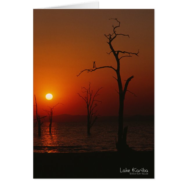 Lake Kariba Sunset_card (Vorne)