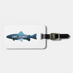 Lake Keowee South Carolina Fisch Gepäckanhänger