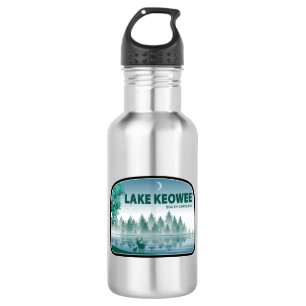 Lake Keowee South Carolina Hirsche Edelstahlflasche