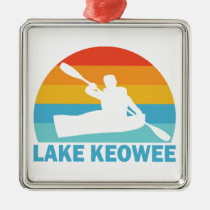 Lake Keowee South Carolina Kayak Ornament Aus Metall