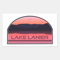 Lake Lanier Georgia Rote Morgensonne