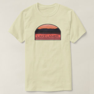Lake Lanier Georgia Rote Morgensonne T-Shirt