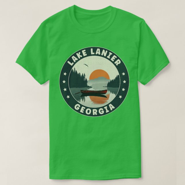 Lake Lanier Georgia Sunset TShirt (Design vorne)