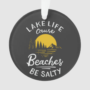 Lake Life Parce Que Les Plages Soit Salée Noël