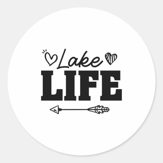 LAKE LIFE RUNDER AUFKLEBER (Vorderseite)