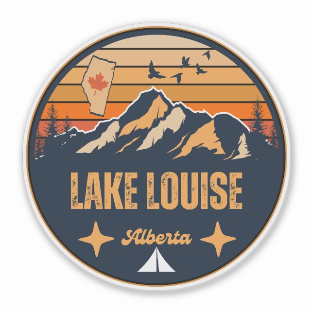 Lake Louise, Alberta Aufkleber (Vorderseite)