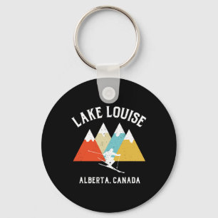 Lake Louise Alberta Canada Ski Vacation Souvenir Schlüsselanhänger