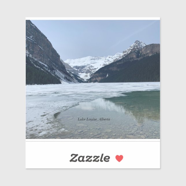 Lake Louise, Alberta Canadian Rockies Aufkleber (Blatt)