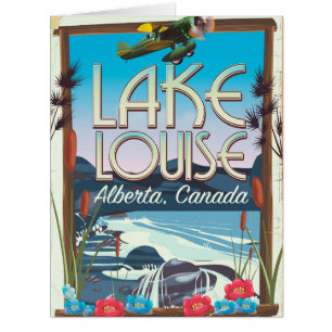 Lake Louise, Alberta Kanada Reiseplakat