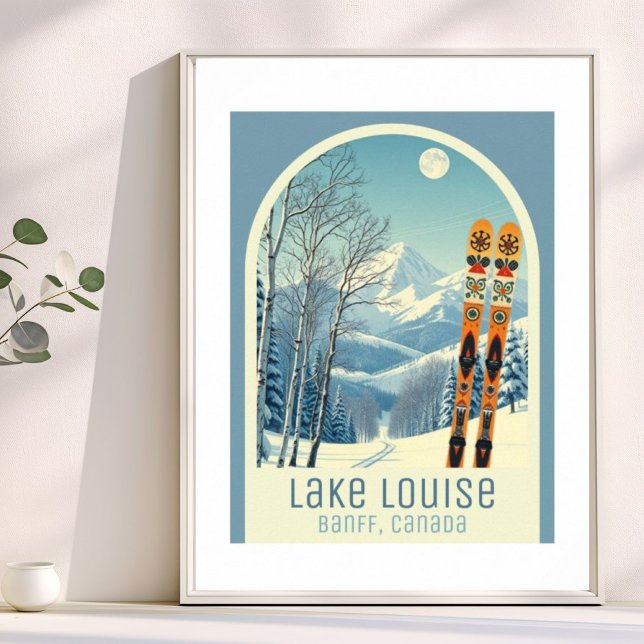Lake Louise Banff Alberta Canada ski Poster (Von Creator hochgeladen)