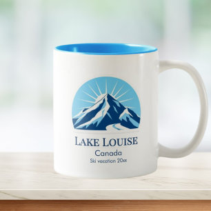 Lake Louise Banff Alberta Kanada Ski-Souvenir Zweifarbige Tasse