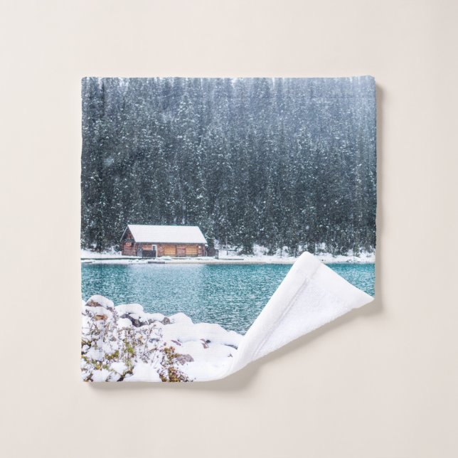 Lake Louise Banff National Park Alberta Kanada Waschlappen (Waschlappen)