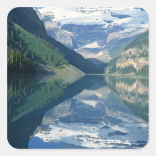 Lake Louise, Banff-Nationalpark, Alberta, Quadratischer Aufkleber