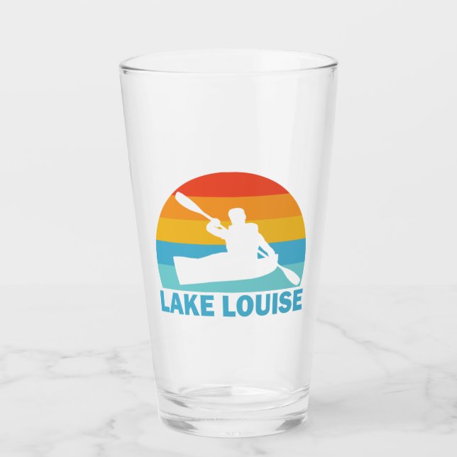 Lake Louise Banff Nationalpark Kayak Glas (Vorderseite)