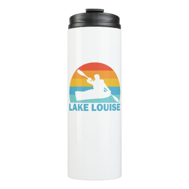 Lake Louise Banff Nationalpark Kayak Thermosbecher (Vorderseite)