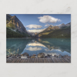 Lake Louise bei Sonnenaufgang, Banff National Park Postkarte