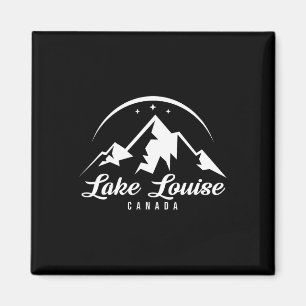 Lake Louise Canada Ski Resort Snowboarden Magnet
