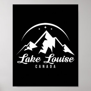 Lake Louise Canada Ski Resort Snowboarden Poster