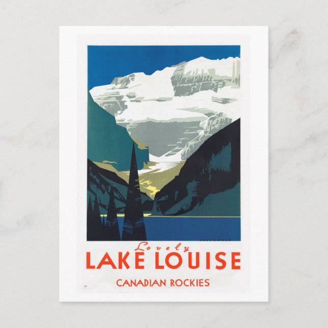 Lake Louise Canadian Rockies Canada Postkarte (Vorderseite)