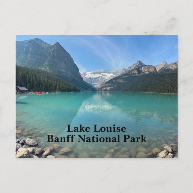 Lake Louise in Banff Canada Feiertagspostkarte (Vorderseite)