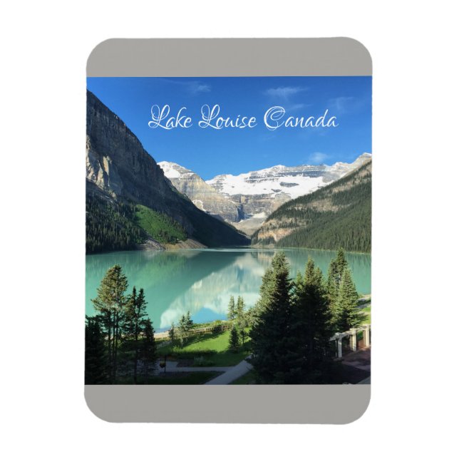 Lake Louise in Kanada Magnet (Vertikal)