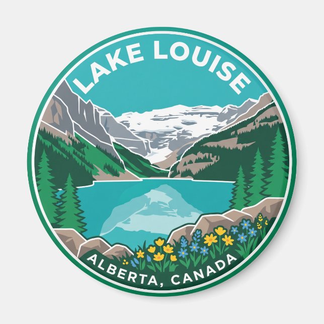 Lake Louise Kanada Magnet (Vorne)