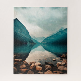 Lake Louise, Kanada. Panorama Landschaftspuzzle