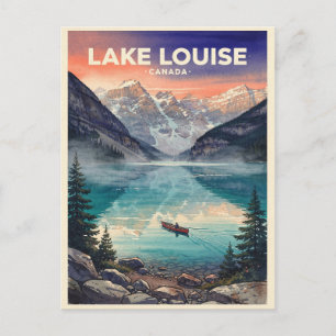 Lake Louise Kanada Vintage Postkarte
