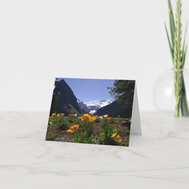 Lake Louise Notecard Karte (Vorderseite)