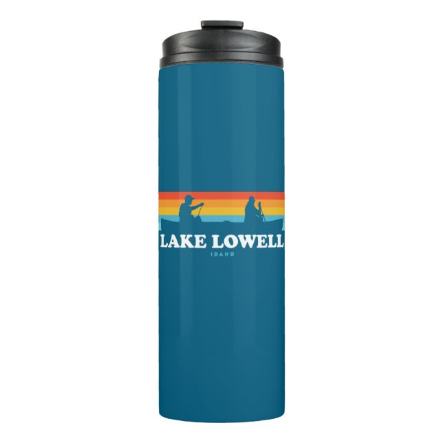 Lake Lowell Idaho Canoe Thermosbecher (Vorderseite)