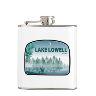 Lake Lowell Idaho Deer Flachmann