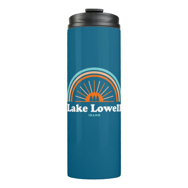 Lake Lowell Idaho Rainbow Thermosbecher (Vorderseite)