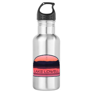 Lake Lowell Idaho Red Sunrise Edelstahlflasche