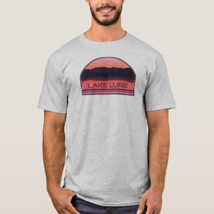 Lake Lure North Carolina Roter Sonnenaufgang T-Shirt
