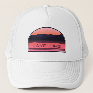 Lake Lure North Carolina Roter Sonnenaufgang Truckerkappe