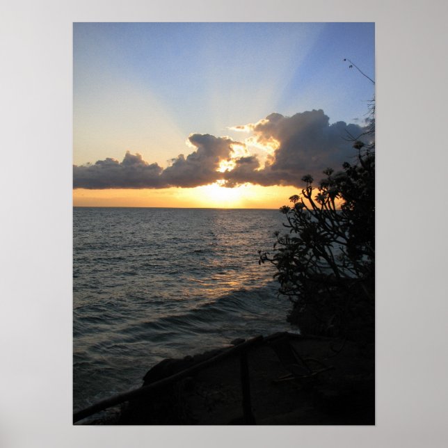 Lake Malawi Sunrise Poster (Vorne)
