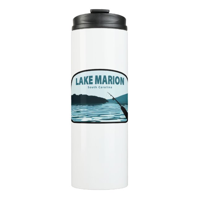 Lake Marion South Carolina Fangross Thermosbecher (Vorderseite)