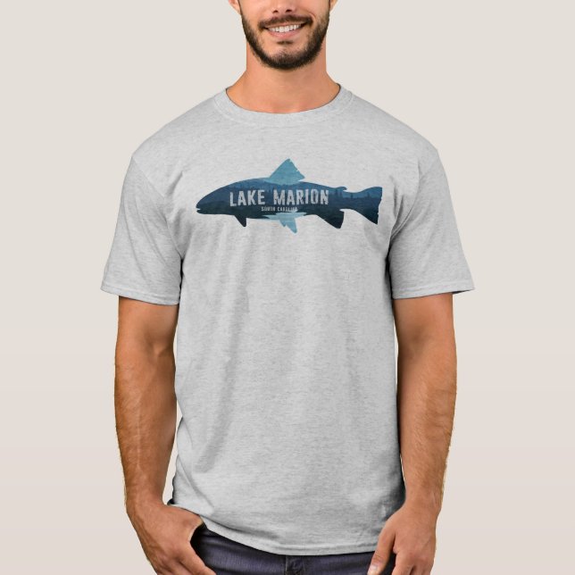 Lake Marion South Carolina Fisch T-Shirt (Vorderseite)