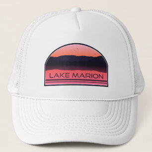 Lake Marion South Carolina Red Sunrise Truckerkappe