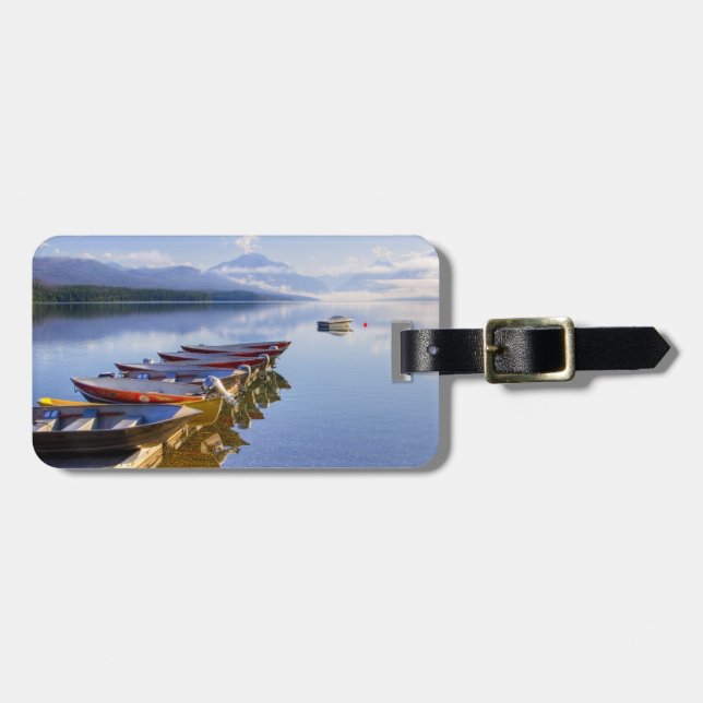 Lake McDonald, Glacier National Park, Montana, Gepäckanhänger (Vorderseite horizontal)
