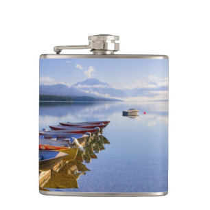 Lake McDonald, Glacier-Nationalpark, Montana, Flachmann