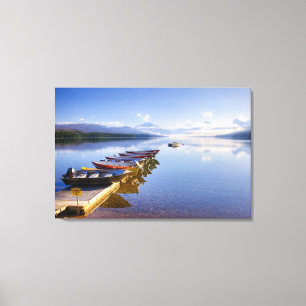 Lake McDonald, Glacier-Nationalpark, Montana, Leinwanddruck
