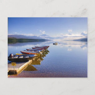Lake McDonald, Glacier-Nationalpark, Montana, Postkarte
