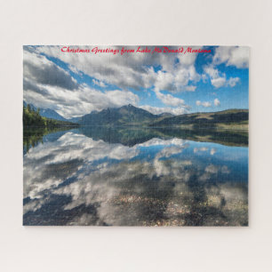 Lake McDonald Glacier Park .Weihnachtsgrüße