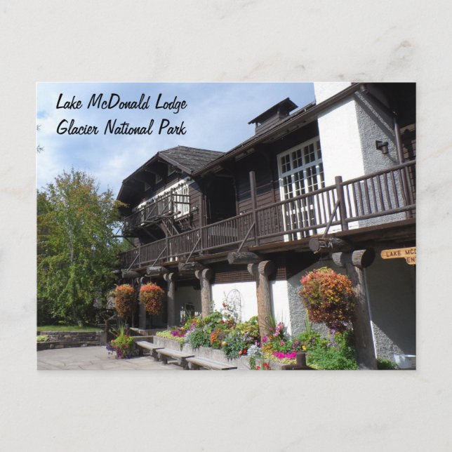 Lake McDonald Lodge - Glacier National Park Postkarte (Vorderseite)