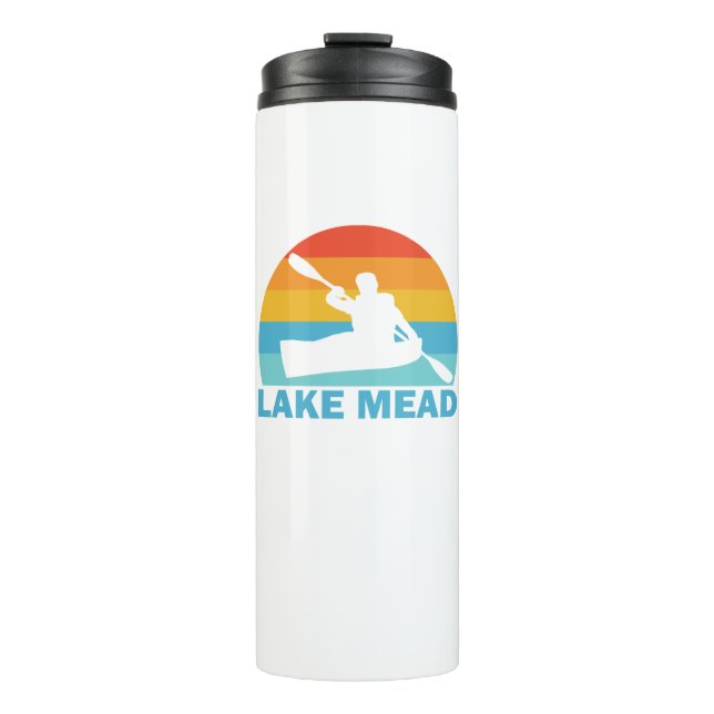 Lake Mead Nevada Arizona Kayak Thermosbecher (Vorderseite)