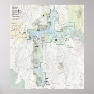 Lake Mead Staatsangehörig-Erholungsgebiet Poster