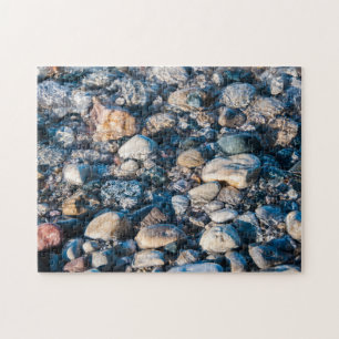 Lake Michigan Beach Stones Underwwate Jigsaw Puzzl