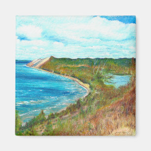 Lake Michigan Dunes Magnet